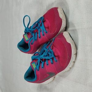 Pink Nike Flex Experience Lace Up Tennis Shoes Athletic Sneakers Size 7.5